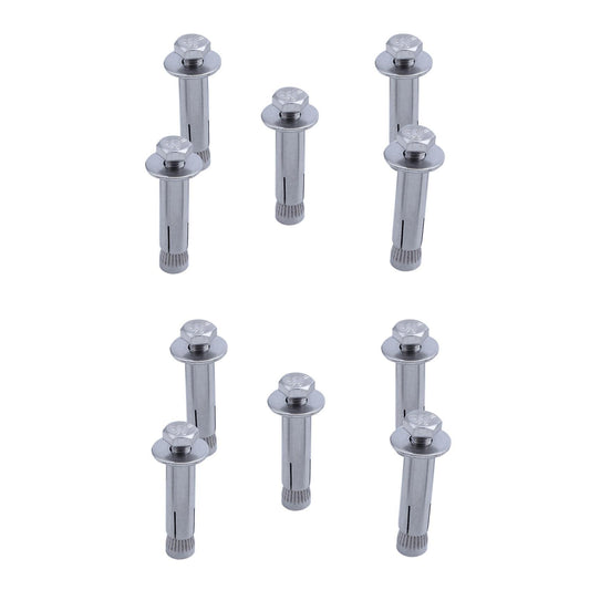 M6x40mm Repair Part Hex Head Sleeve Expansion Bolt Anchor 10pcs