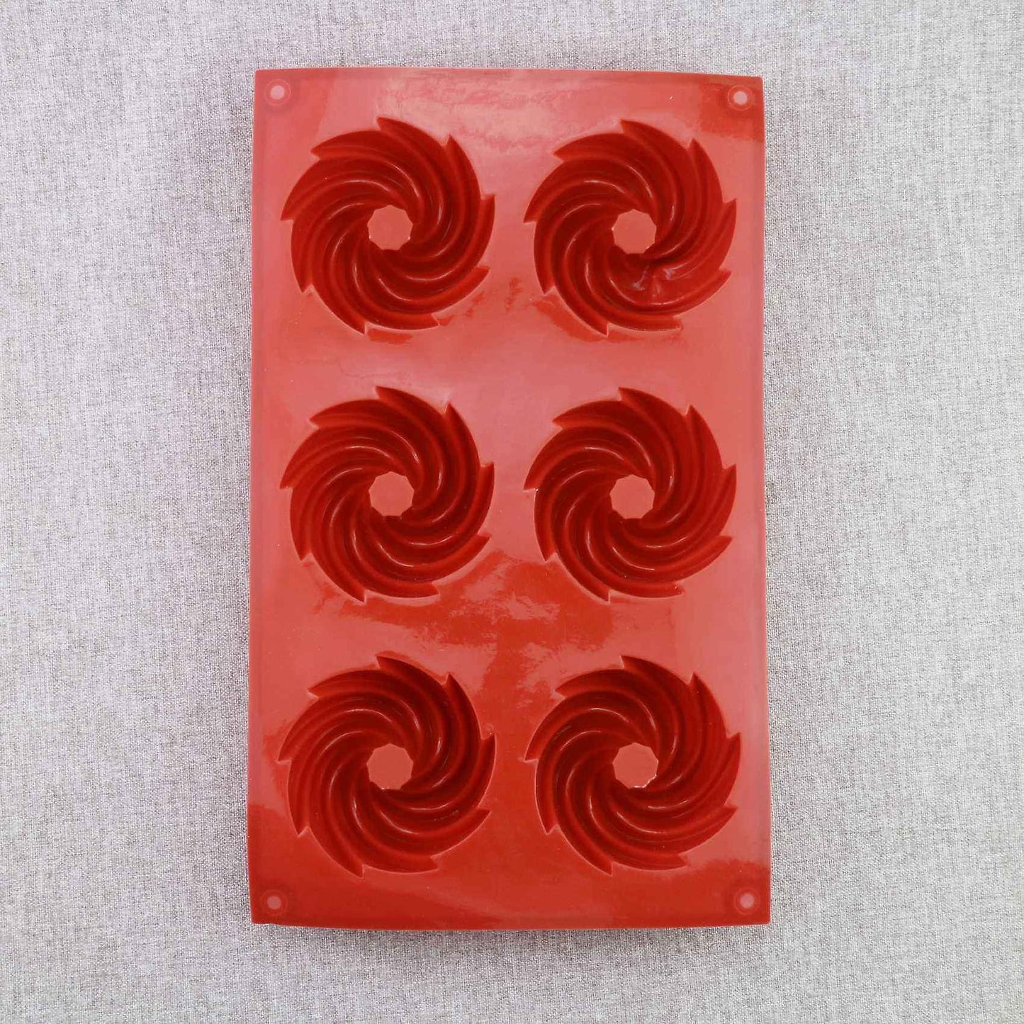 2 Pack 6 Hole Donut Swirl Cake Mold Diy Chocolate Cake Baking Mold