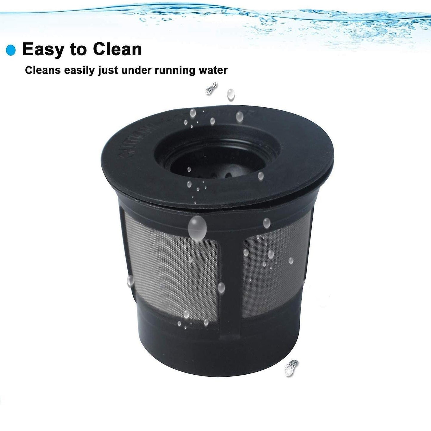 Reusable Mesh Ground Coffee Filter Basket for K-duo Essentials