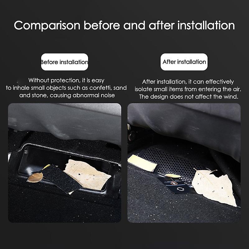 For Tesla Model 3 Air Conditioning Outlet Dust Covers Under The Seat