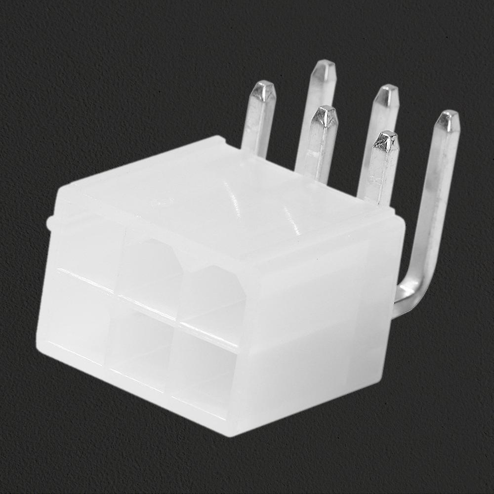 30pcs 4.2mm 6pin Female Socket Curved Needle Connector for Computer
