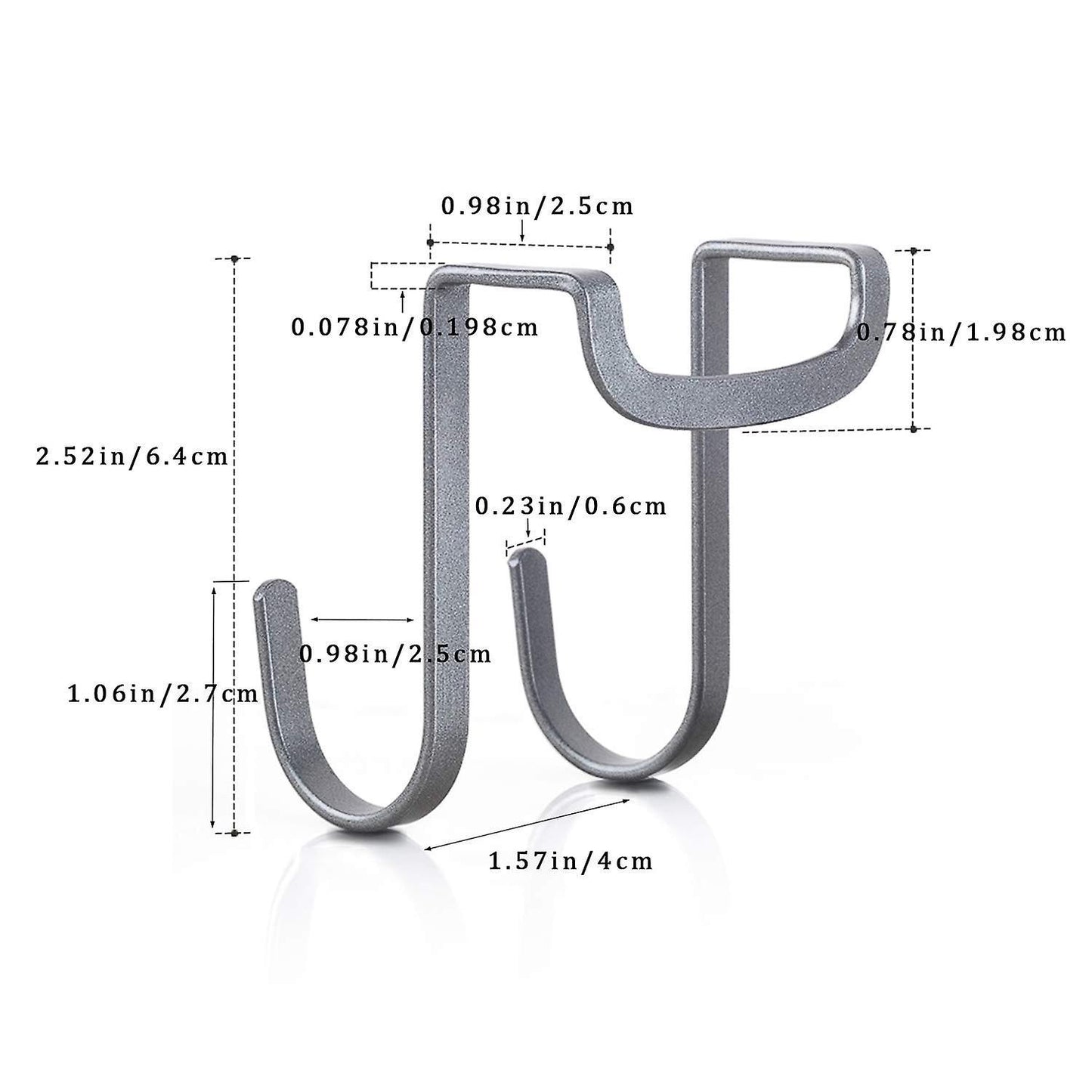 Over Cabinet Hook,for Kitchen,cabinet,drawer,wardrobe,office(5-pack)