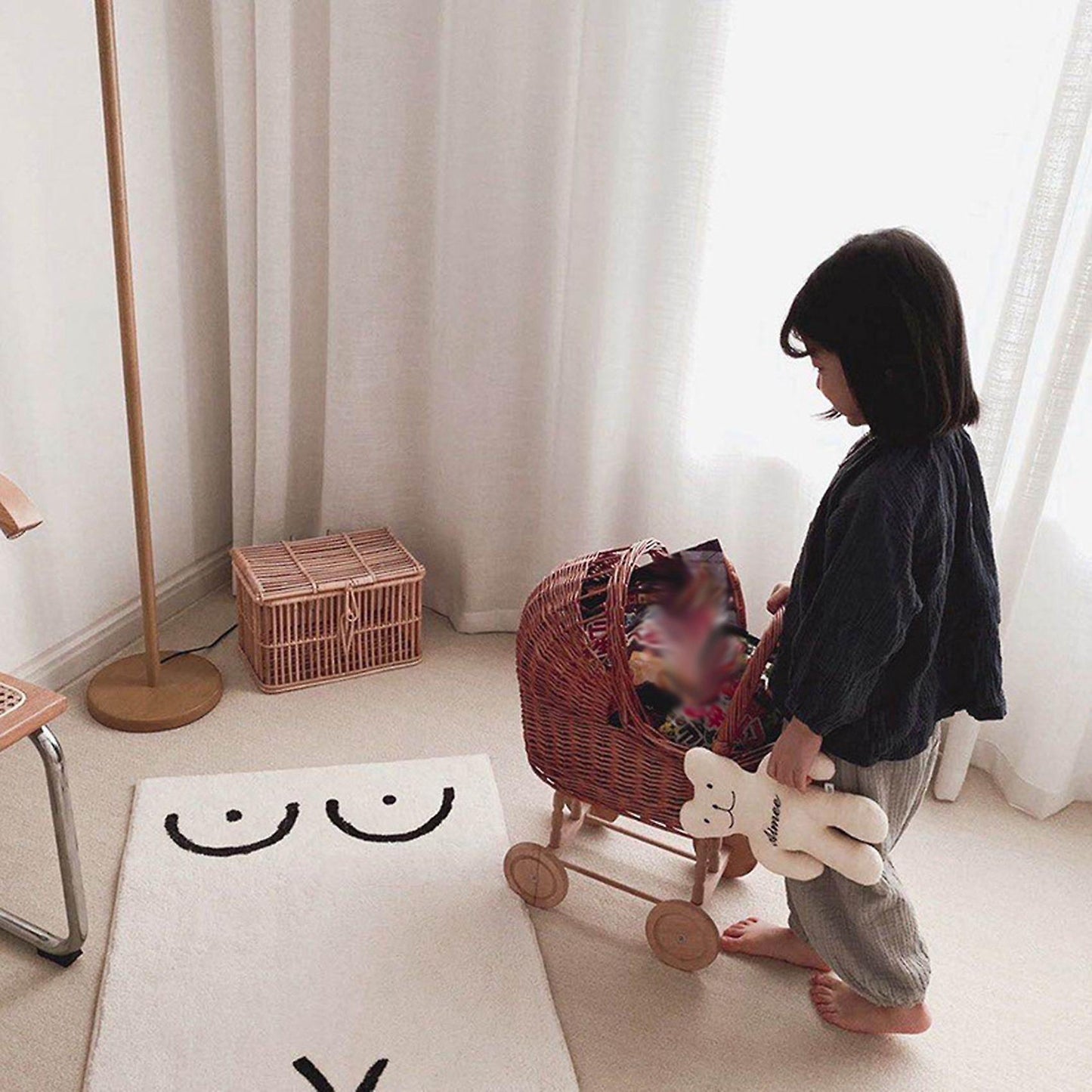 Carpets Rugs for Home Floor Stair Sexy Body Pattern Non-slip Mat (a)