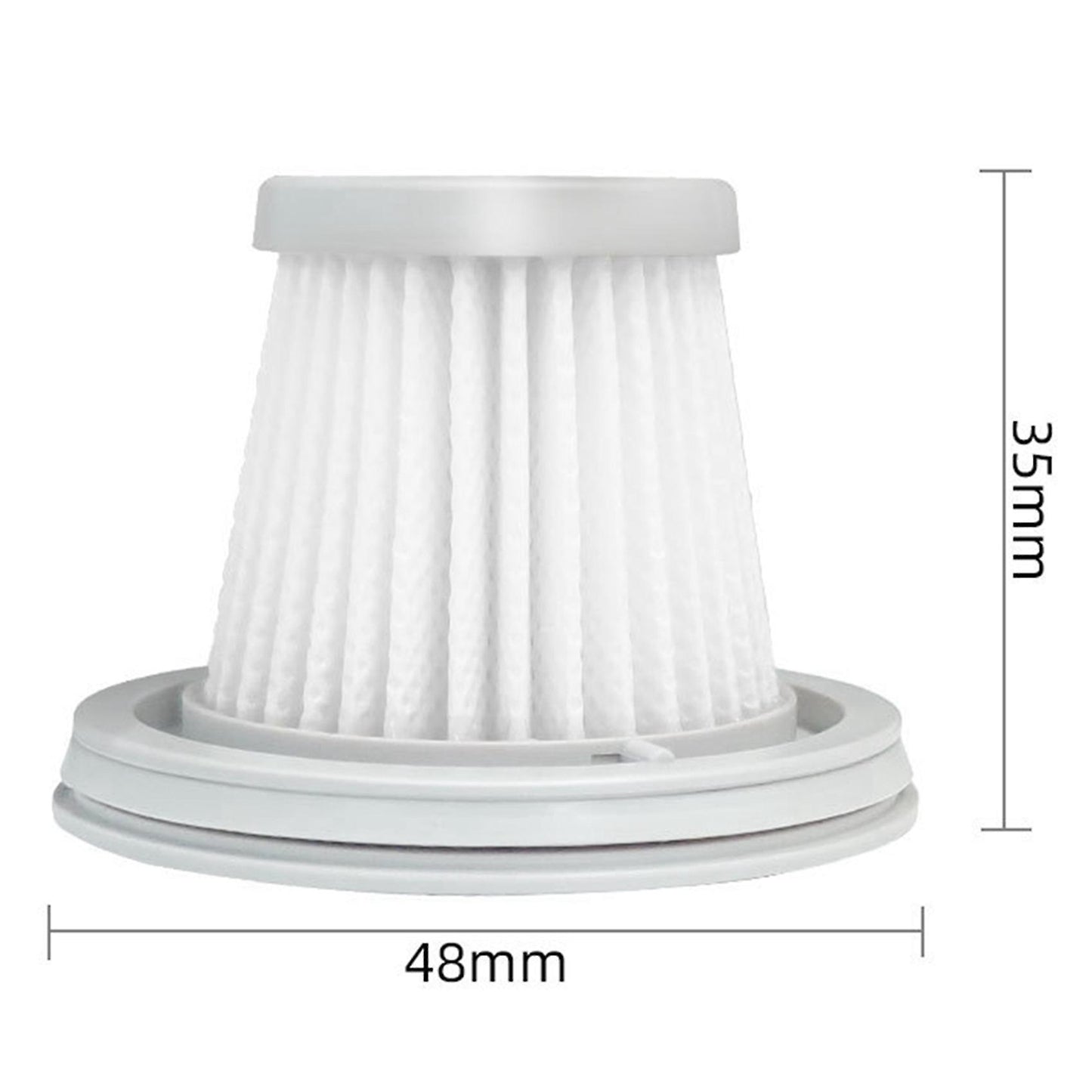 For Xiaomi Mijia Handheld Car Mini Vacuum Cleaner Filter, 4pcs