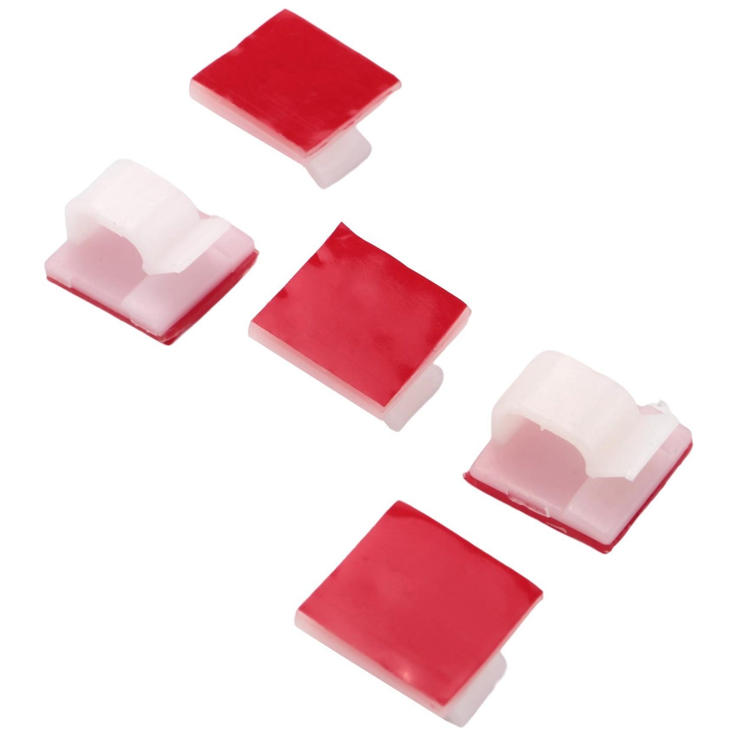 100 Self-adhesive Cable Management Clips, for Ethernet Cable, Office