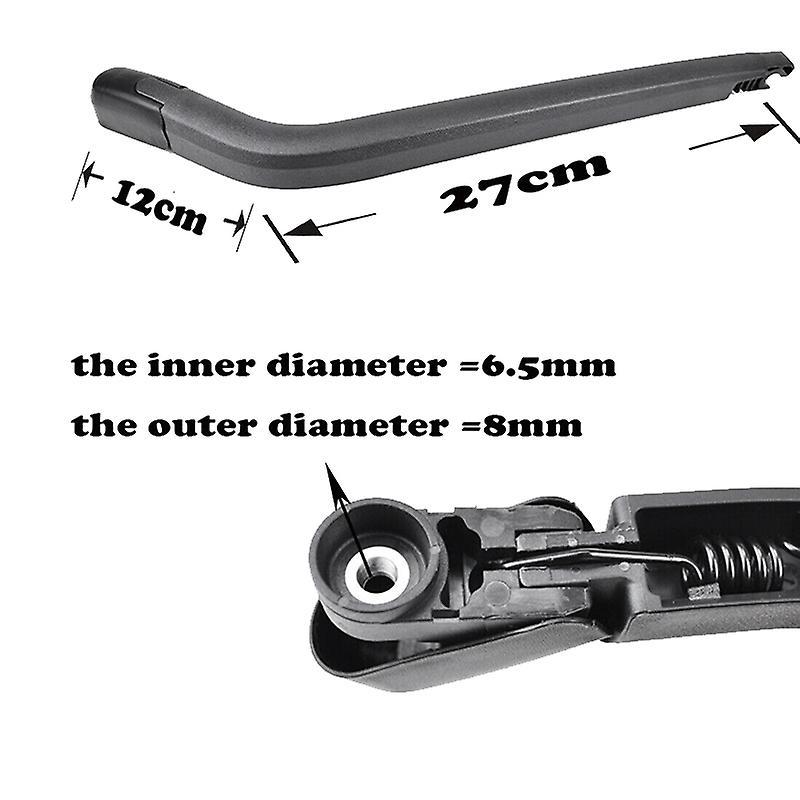 Rear Windshield Wiper Arm Blade Set for Toyota Fortuner 2008-2017