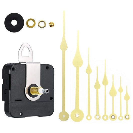 Quartz Diy Wall Clock Movement Diy Repair with 4 Sets Hands 28mm A