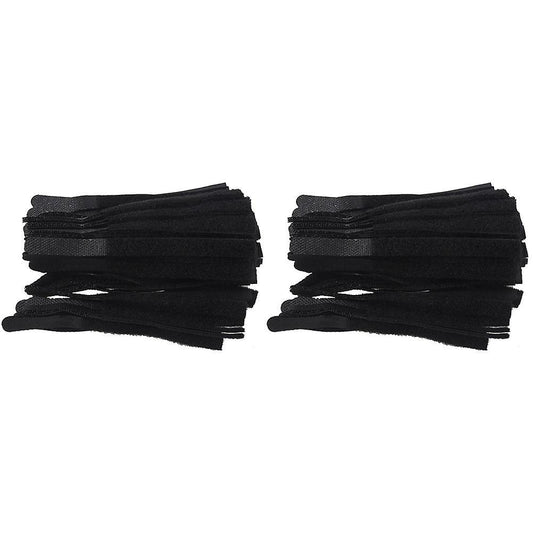 Approximately 200pcs Cable Ties Black Straps