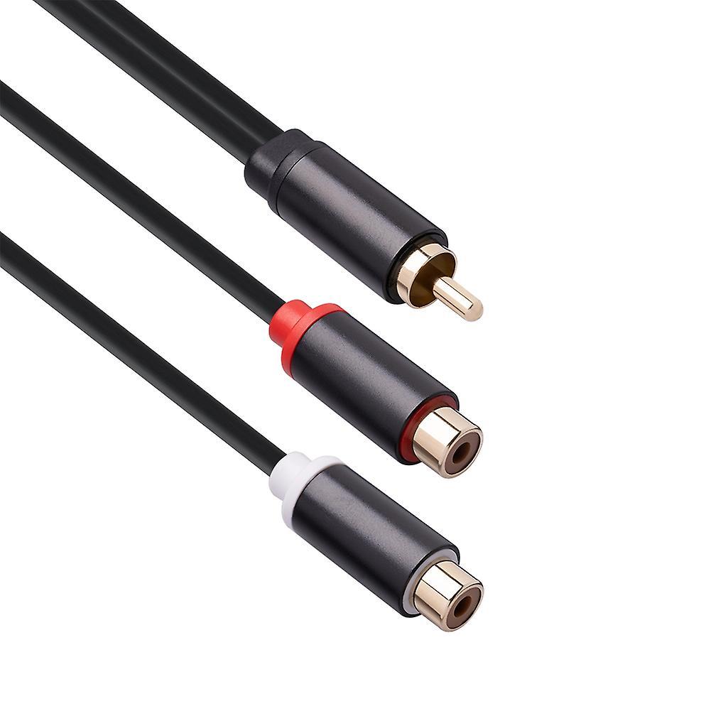 2rca Female Audio Cable for Tv Pc Dvd Speaker Audio Amplifiers