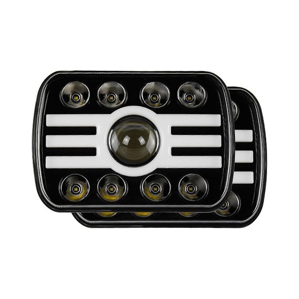 Led Dc9-60v 7 Inch Square Front Headlight Modification Assembly