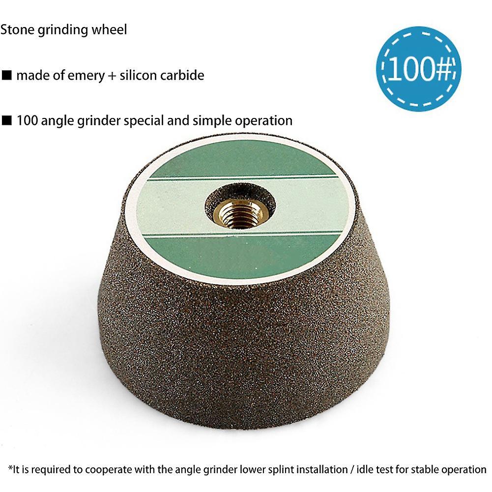 Emery Polishing 100 Grit Grinding Wheel Stone Abrasive Rotary Tool