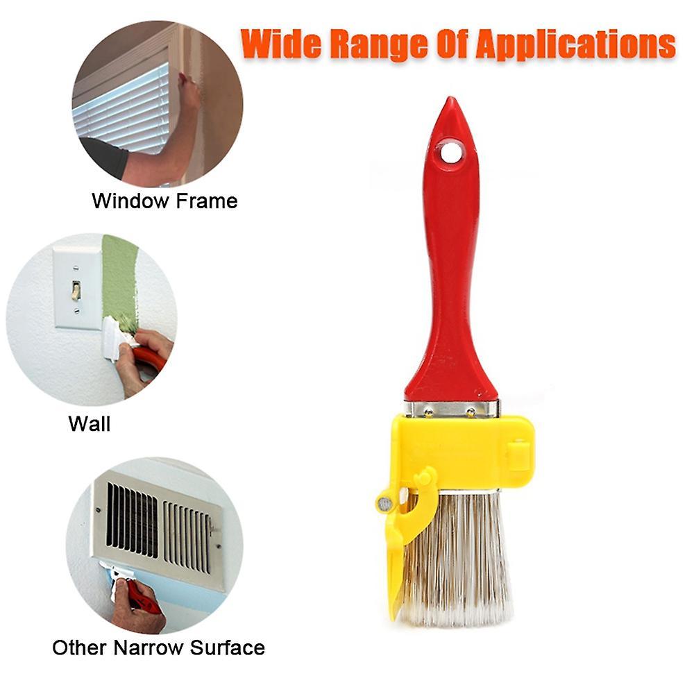 1 Set Clean Cut Professional Edger Paint Brush Tool Imitation Wool