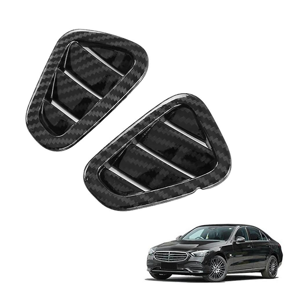 Carbon Fiber Abs Central Control Dashboard Side Air Outlet Frame Trim