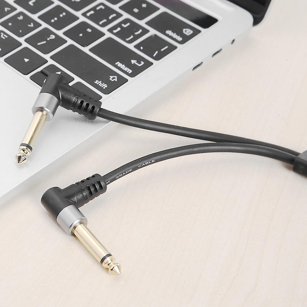 1/8 Inch Socket to 1/4 Inch Plug Y Splitter Adapter Cable