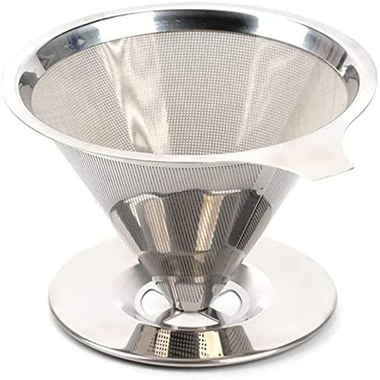 Pour Over Coffee Dripper Reusable Drip Cone Coffee Filter Portable