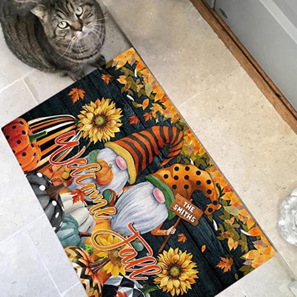 Doormat Blanket Front Door Decorations Halloween Decor Anti-slip Mat