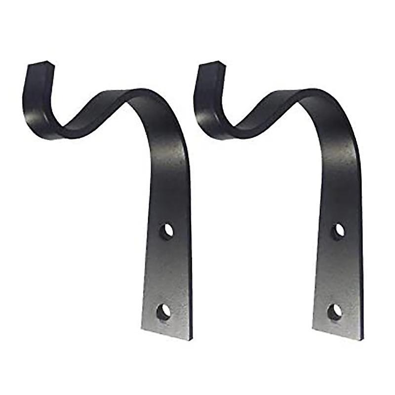 2 Sets Iron Wall Hooks for Lanterns, Outdoors, Gardens, Bird Feeders