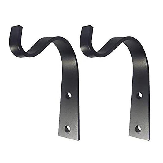 2 Sets Iron Wall Hooks for Lanterns, Outdoors, Gardens, Bird Feeders
