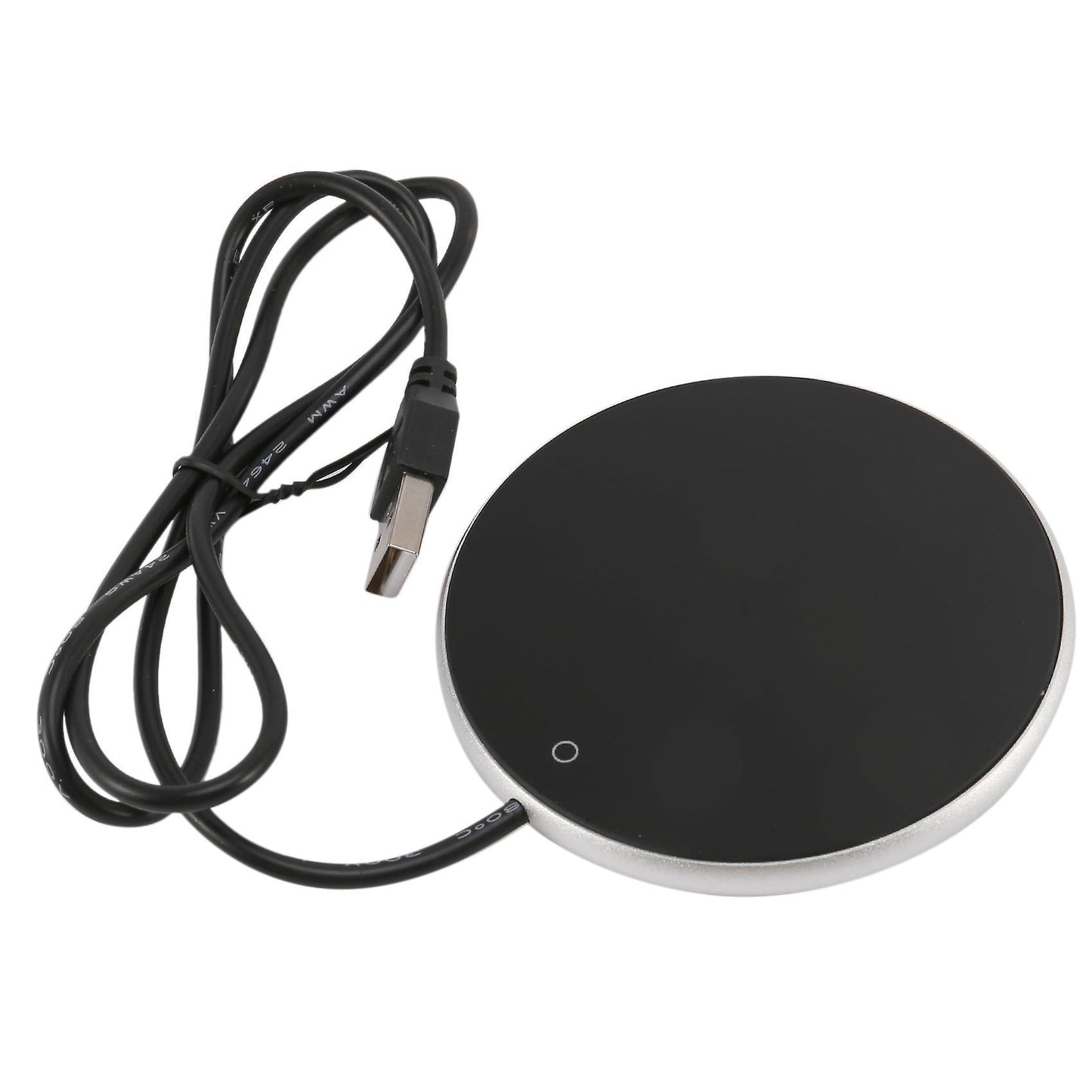 Coffee Warmer Coaster,usb Electric Heater for Office Home,silver 82 X 82 X 7mm
