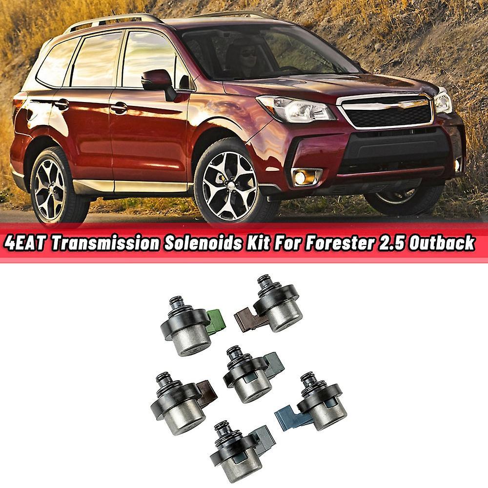 6pcs 4eat Transmission Solenoids Kit for Subaru Forester 2.5 Outback