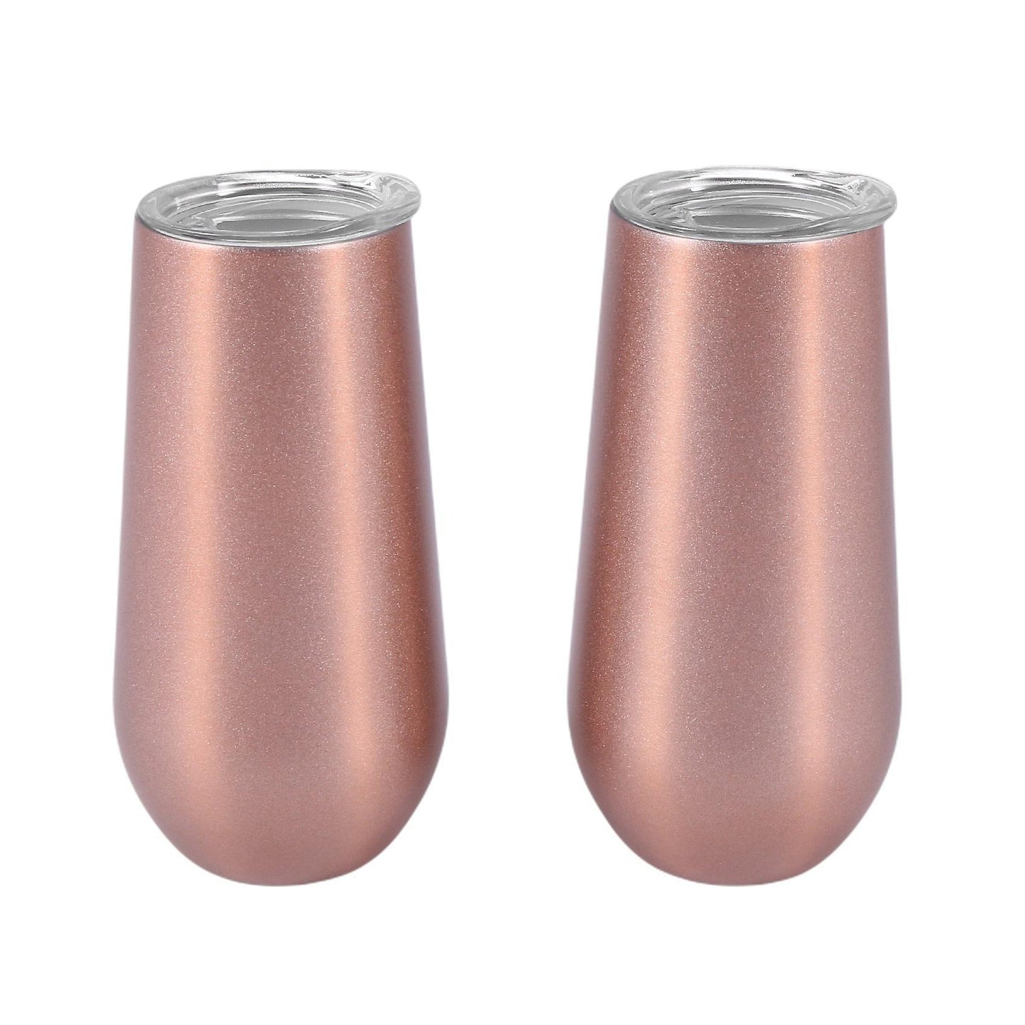 8 Packs Stemless Champagne Flutes Wine Tumbler