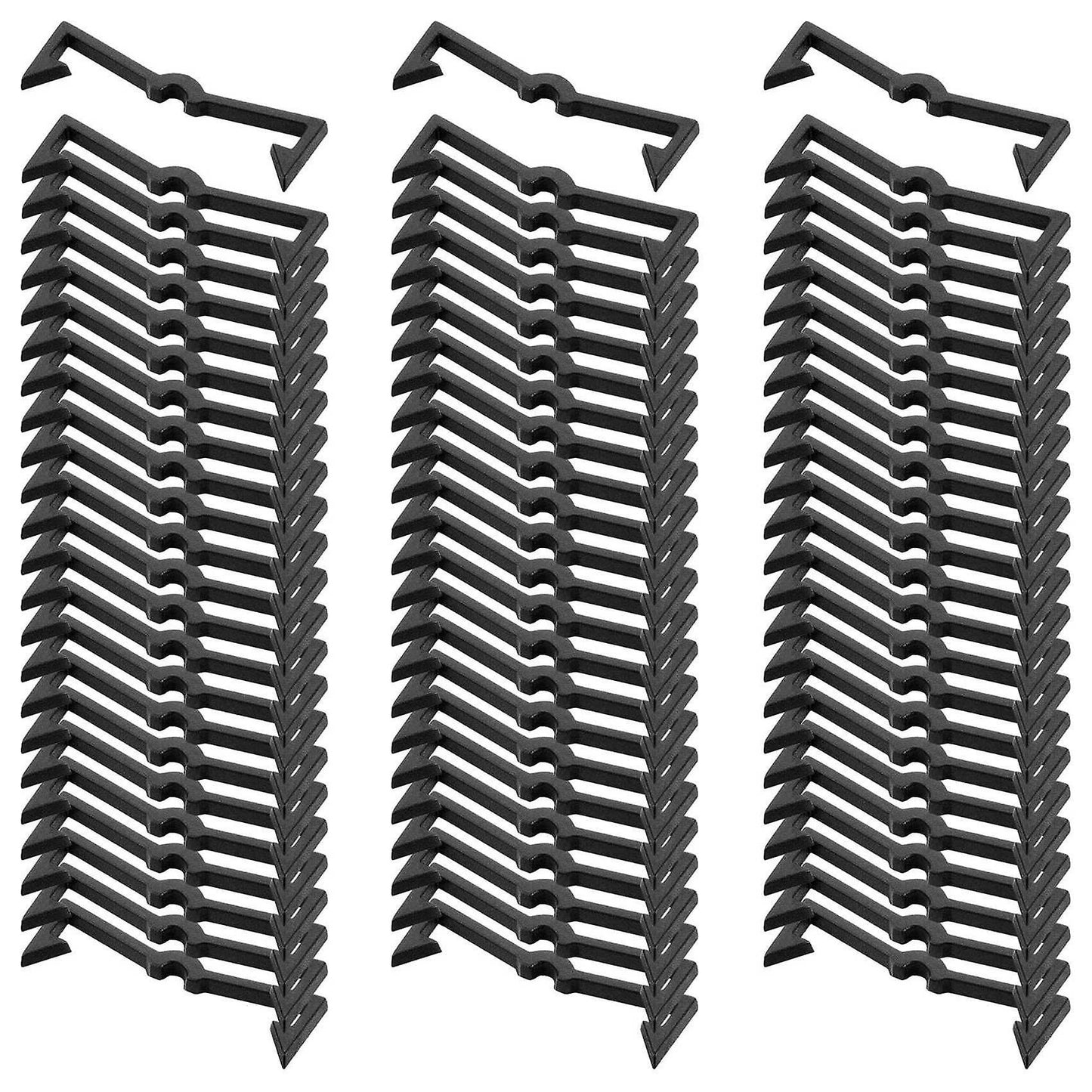 100 Pieces Of Plastic Pegboard Hook Lock Pegboard Display Hook Rack