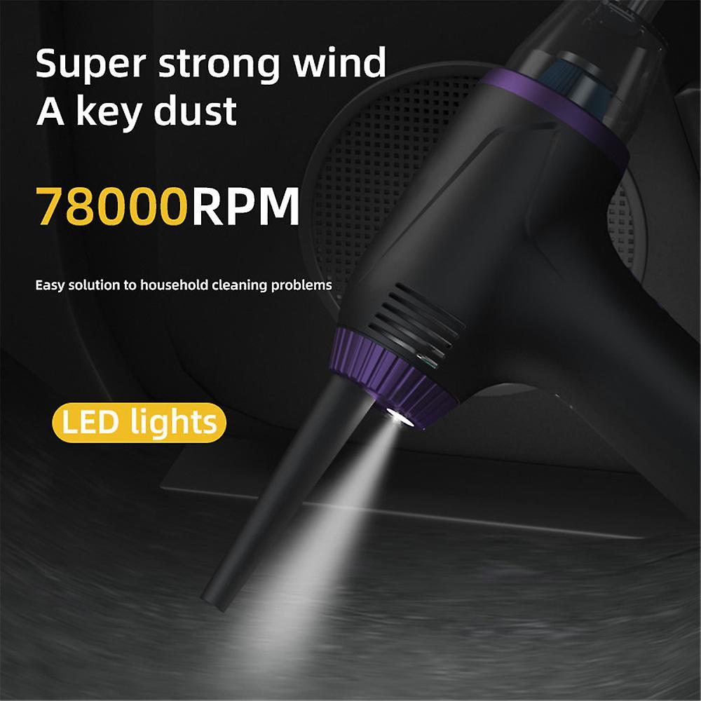 78000rpm Wireless Air Duster 2 In 1 Vacuum Cleaner Handheld(7500mah)