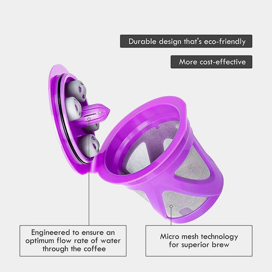 4pcs for Keurig K Cup Refillable Coffee Capsule Reusable K-cup,b