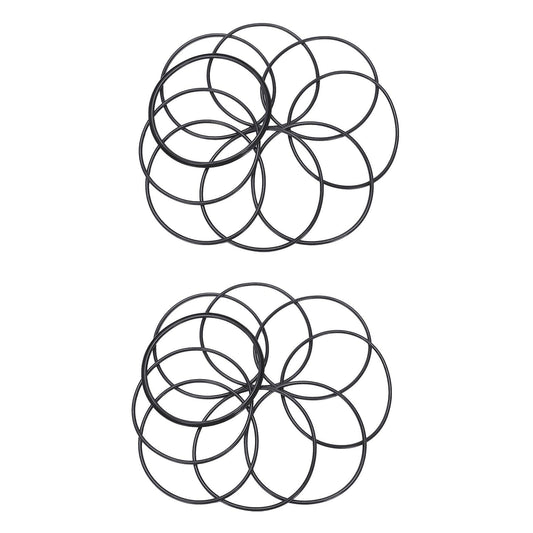 10 Pcs O Ringe Schwarz Nitrilkautschuk 100 Mm Od 3 Mm Staerke