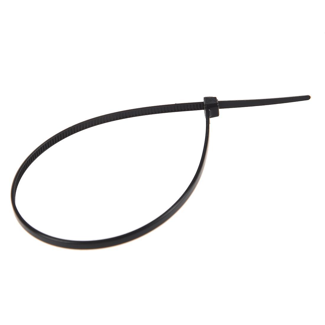 8" Plastic Cable Zip Ties 100-pack (black)