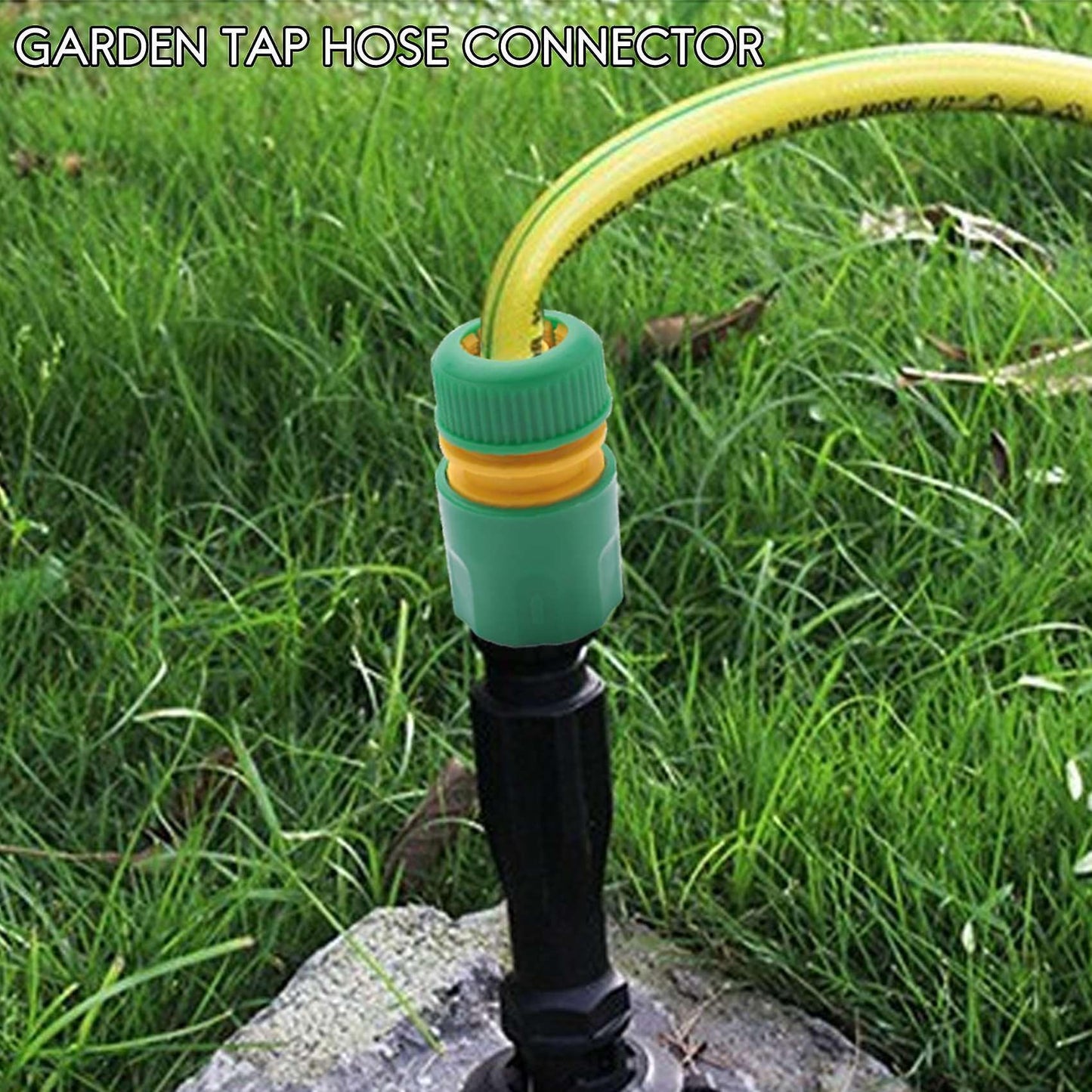 10pcs 1/2 Inch Hose Tap Water Hose Pipe Connector Connect Adapter