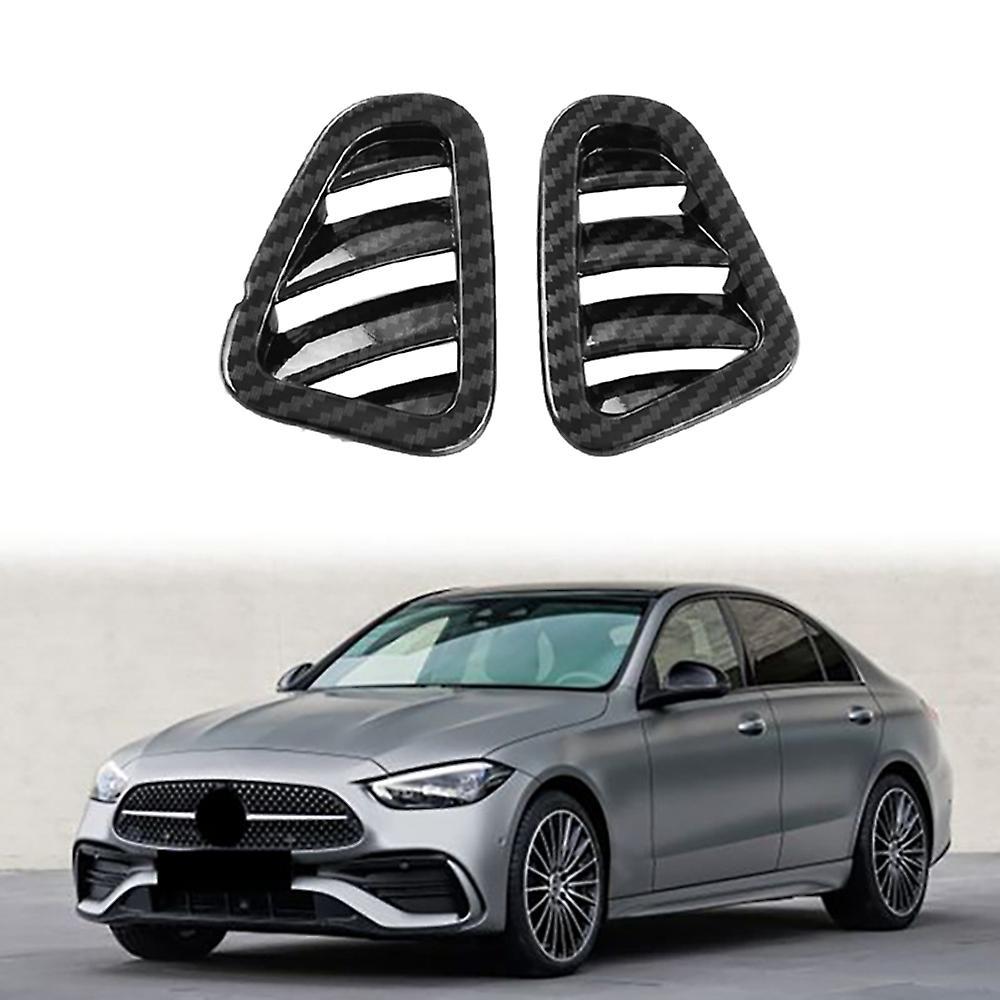 Carbon Fiber Abs Central Control Dashboard Side Air Outlet Frame Trim