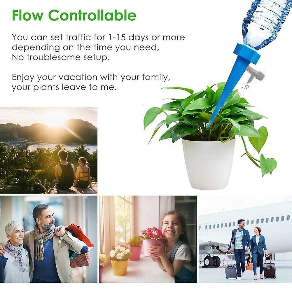 Automatic Waterers Garden Plants Flower Watering Kits-blue+gray