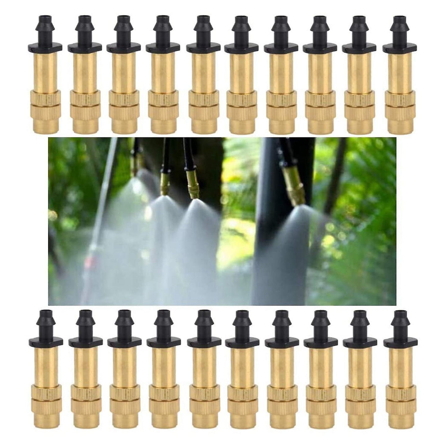 30pcs Watering Nozzle Adjustable Copper Irrigation Water Sprinkler