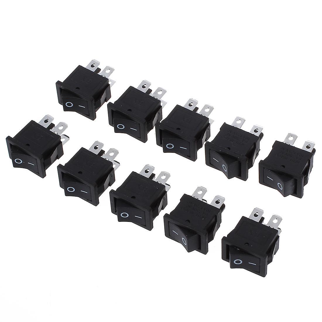 10 Pcs X 4 Pin On-off 2 Position Dpst Boat Rocker Switches 10a/125v 6a/250v Ac