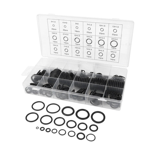 279 Pcs Rubber O-ring Gasket Ring Assortment Kits