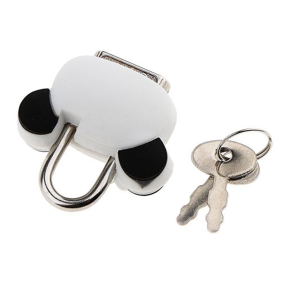 Serrure De Securite Mini Cadenas Bande Dessinee Verrou Avec Cle-panda