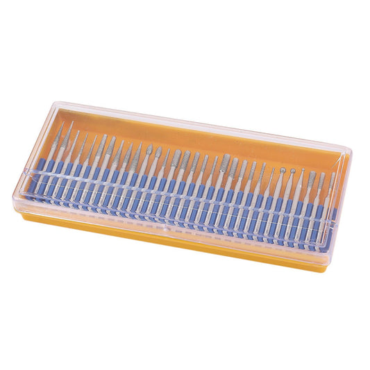 30 Pcs Diamond Grinding Head Set Coated Carving Burrs Rotary Tool