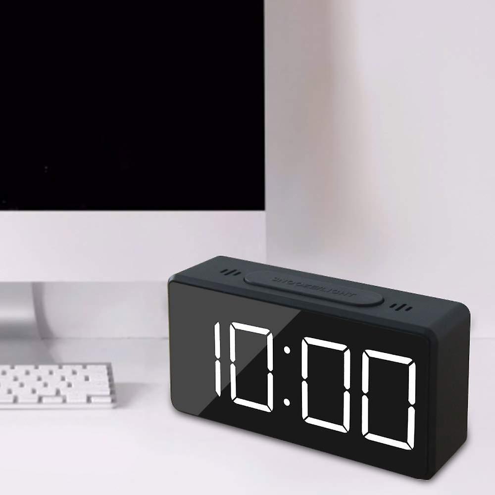 Mini Digital Alarm Clock with Led Time Or Temperature Display 12/24hr