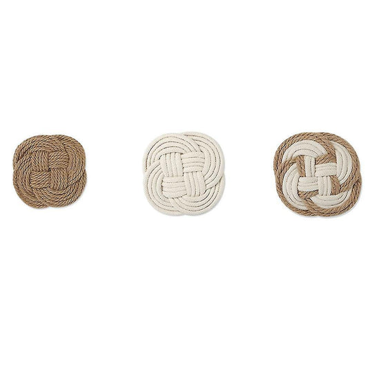 3pcs Nordic Cup Coaster Thermal Insulation Mat A