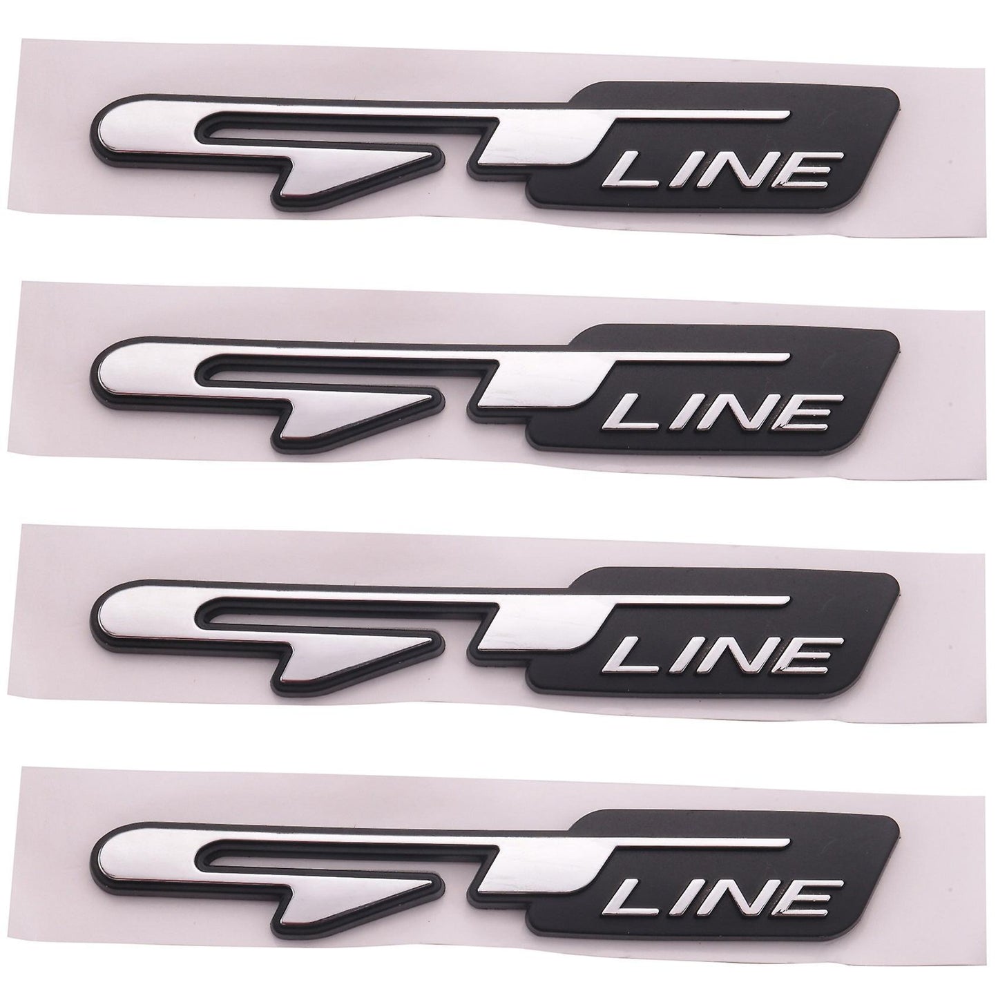 4x 3d Car Letters Sticker for Kia Rear Trunk Fender Stickers Gt Line