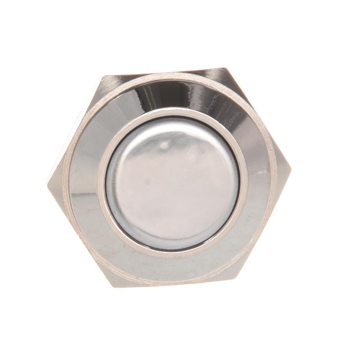 Ac 250v 3a No 16mm Metal Momentary Round Push Button Switch N.o. Normally Open