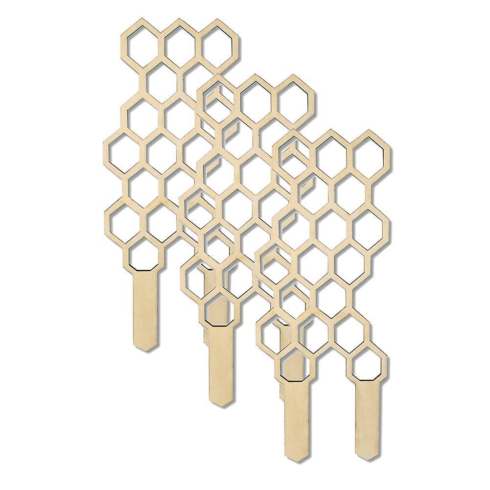 3pcs Climbing Vine Rack Plant Potted Wood Support Frame Rack Pole -4