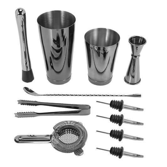 Cocktail Shaker Bar Set Stainless Steel Bartender Kit Home Mixer Wine