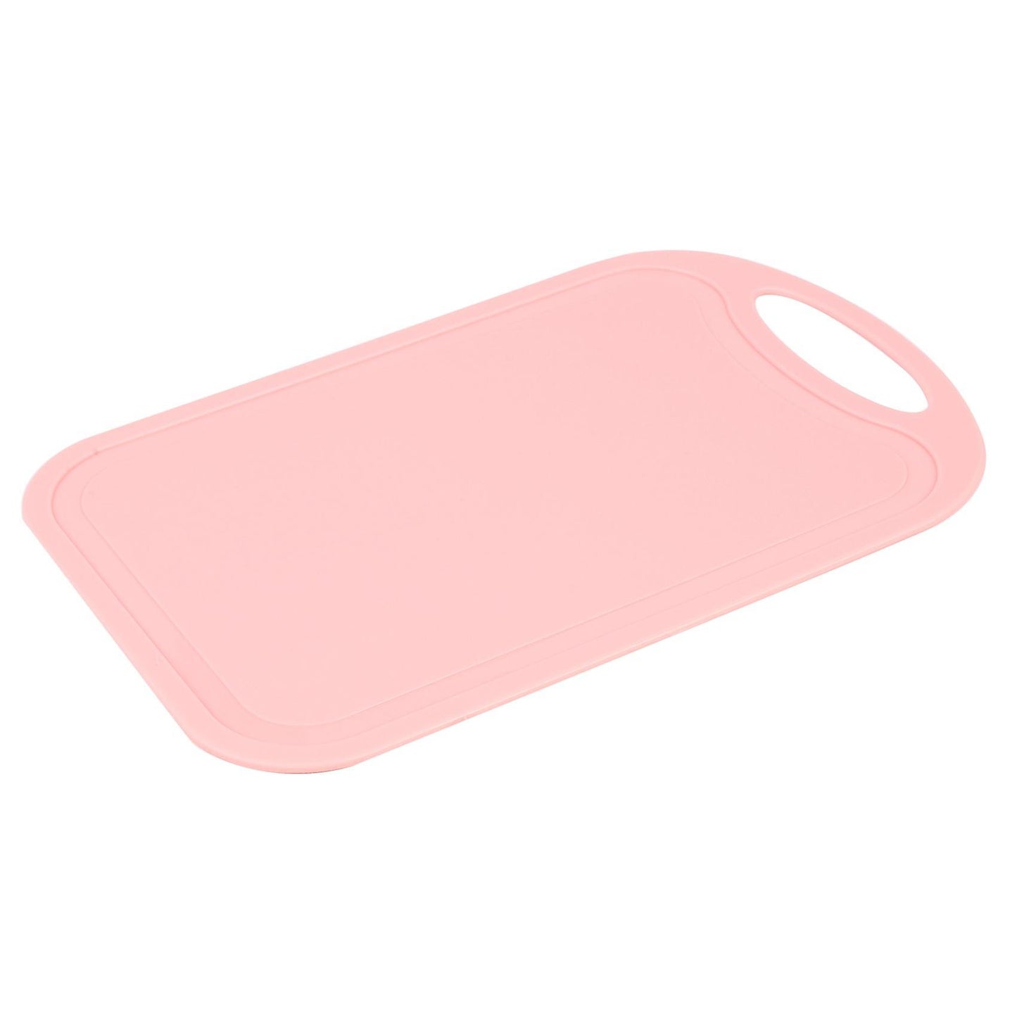 Plastic Chopping Block Vegetable Cutting Board with Hang Hole Pink