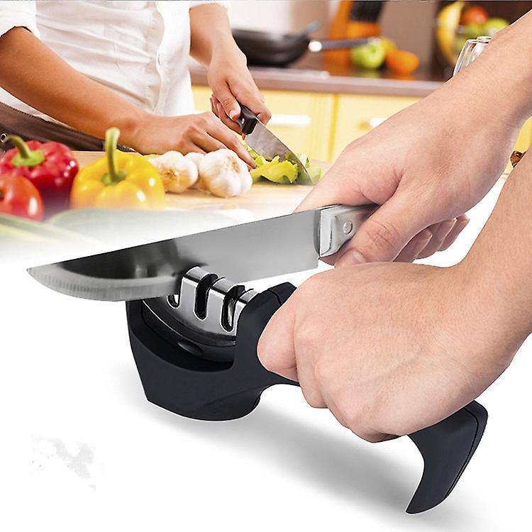 Knife Sharpener Stainless Steel Kitchen Tool Sharpening Stone Grinder