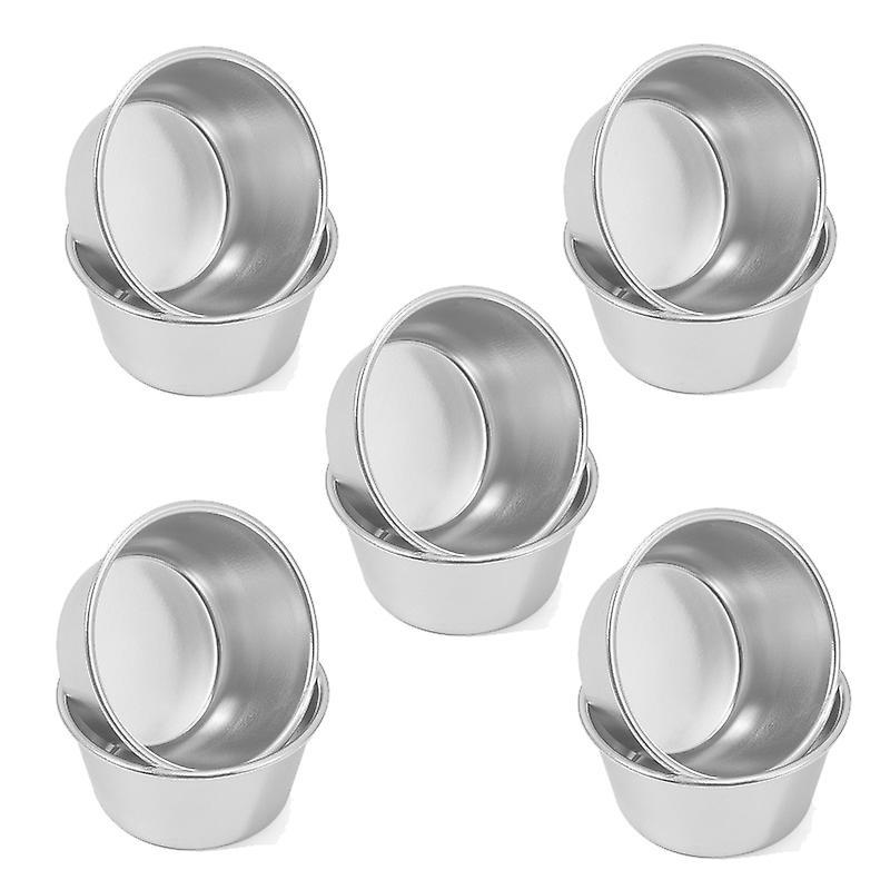 10 Pieces Pudding Cup Mini Chocolate Cake Cookie Pudding Mold