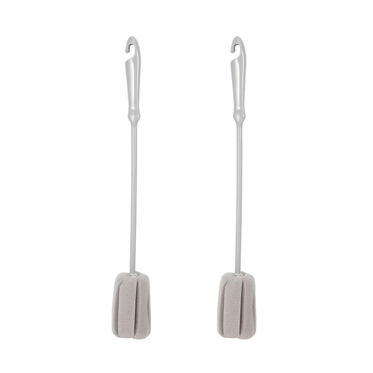 2pc Sponge Brush Milk Bottle Cup Cup Brush Plastic Long Handle
