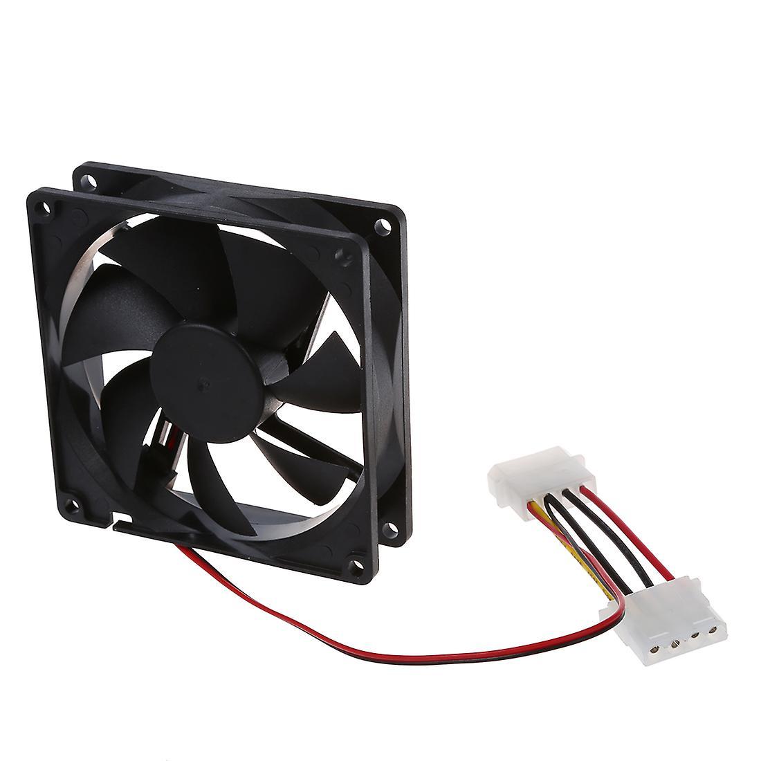 Dc 12v 4 Pin Black Plastic Pc Cooling Fan 90mm X 90mm X 25mm