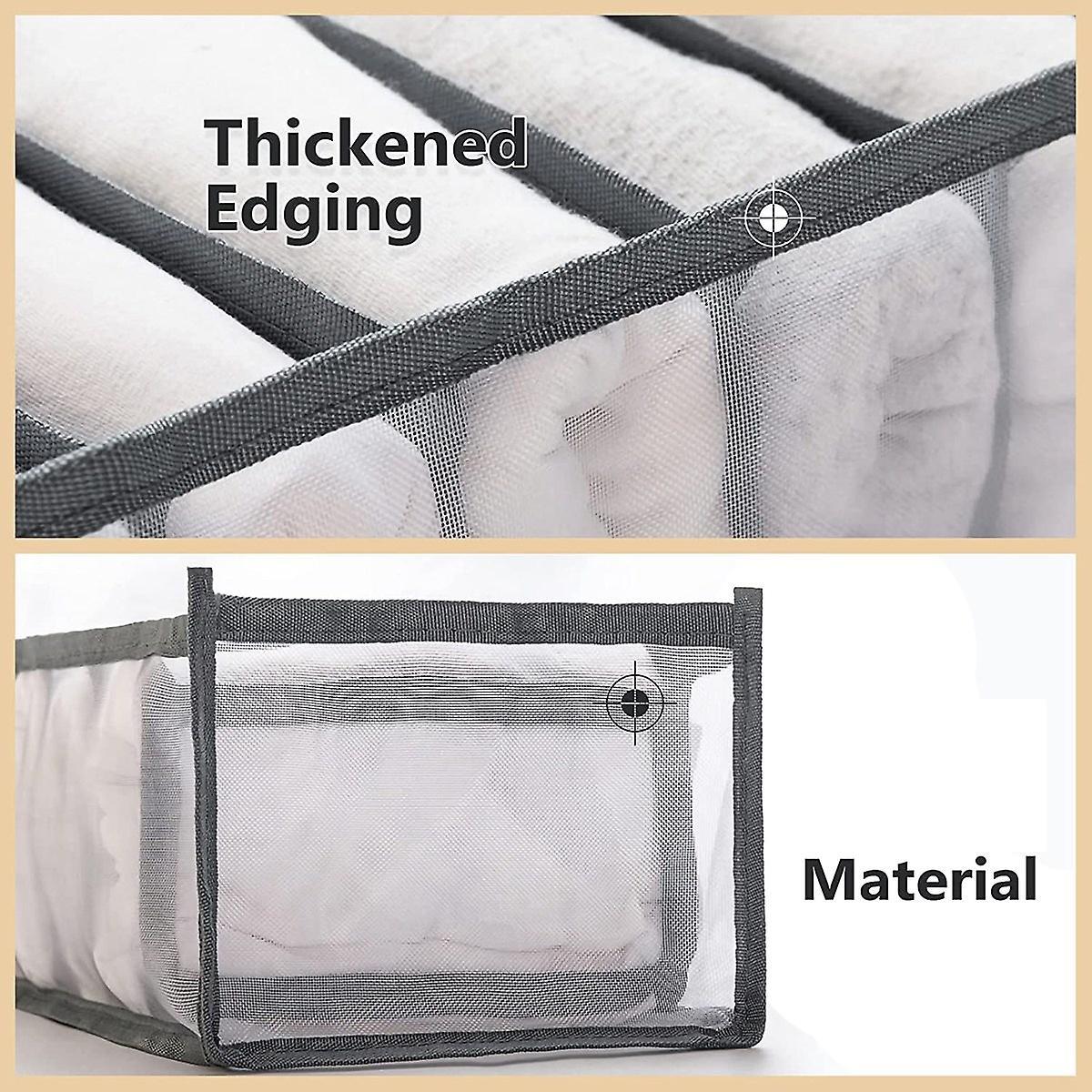 2 Pcs Washable Clothes Organizer for Folded Clothes,clothes Storage